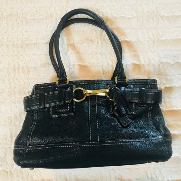 Coach Handbags - authentic leather Coach bag